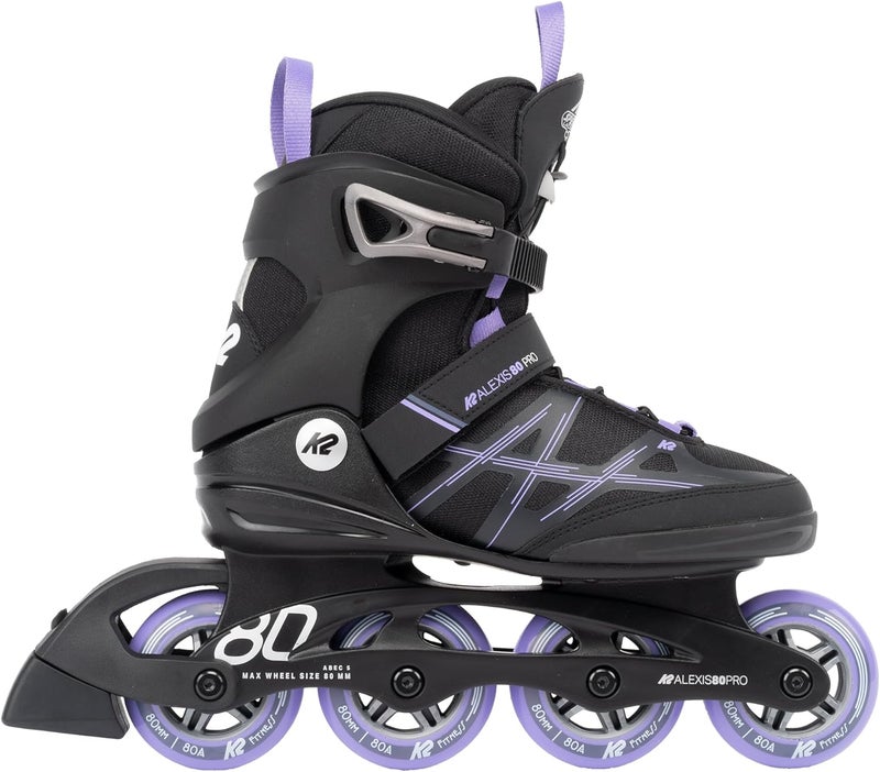 K2 Alexis 80 Pro Lavendar Womens Inline Skates - Image 2
